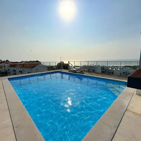 Boutique Living - Rooftop Pool & Sea Views Lejlighed Nazaré
